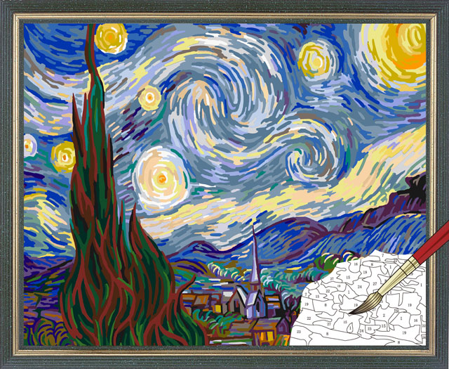 kolorowanka Van Gogh